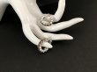 画像4: シルバートーン フープピアス USA (4)