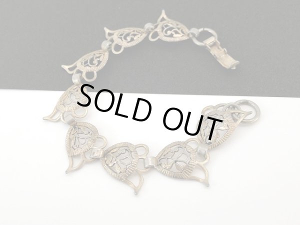 画像2: ゴールドトーン ブレスレット USA  (2)