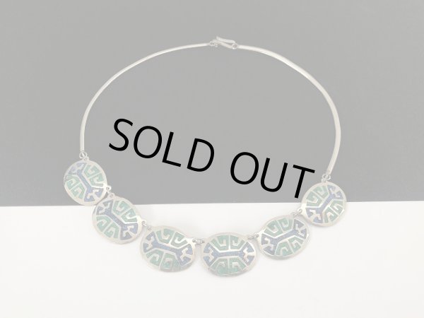 画像4: ヴィンテージ Alpaca mexico チョーカー ネックレス USA (4)