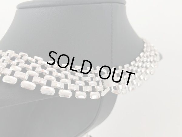 画像4: シルバートーン チョーカーネックレス  USA  (4)