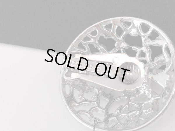 画像4: サラコベントリー SARAH COV シルバートーン 大ぶり イヤリング USA (4)