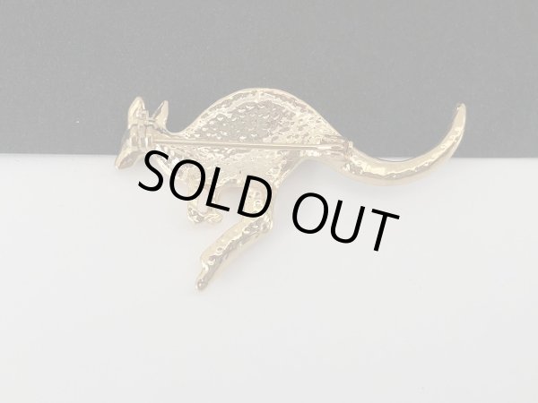 画像3: カンガルーモチーフ ブローチ USA ヴィンテージ (3)