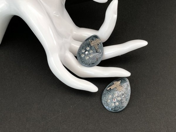 画像4: エナメルカラー ピアス USA (4)