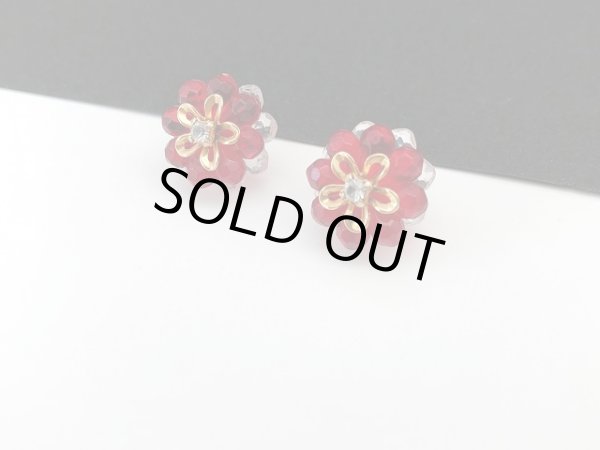 画像2: フラワーモチーフ 4WAY ピアス USA (2)