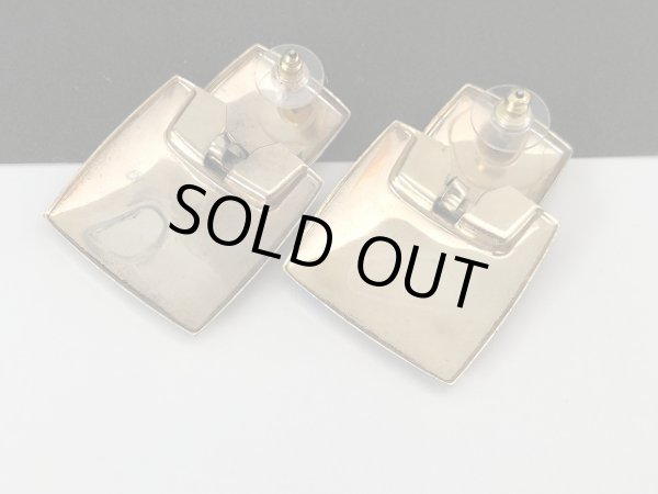 画像5: エナメルメタル 大ぶり 揺れるピアス USA (5)