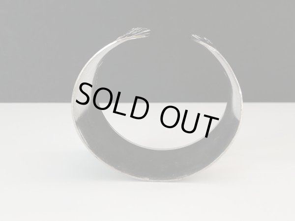 画像5: シルバートーン バングル ブレスレット カフブレスレット USA オールド ヴィンテージ (5)