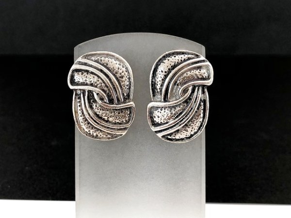 画像2: シルバートーン イヤリング USA (2)