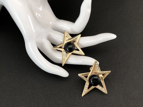 画像4: 星 スター 大ぶりイヤリング USA (4)