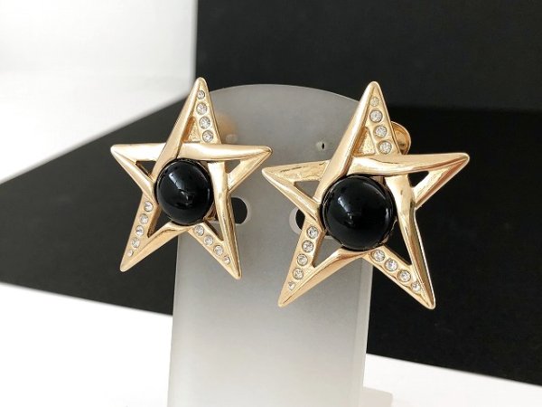 画像2: 星 スター 大ぶりイヤリング USA (2)