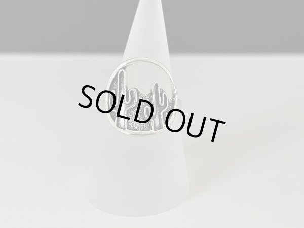 画像2: 指輪  リング シルバートーン デザインリング USA  (2)