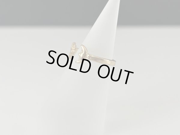 画像3: 月と星 指輪 リング ゴールドトーン デザインリング USA  (3)