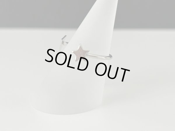 画像2: 星と三角 指輪 リング シルバートーン デザインリング USA  (2)