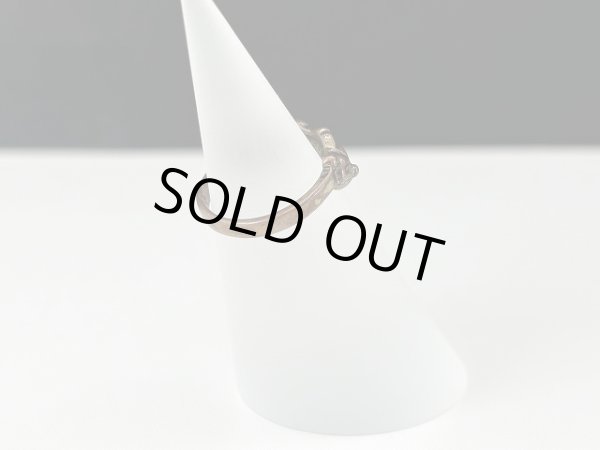 画像4: 指輪  リング ブロンズトーン ネコ 猫 ピンキーリング デザインリング USA  (4)