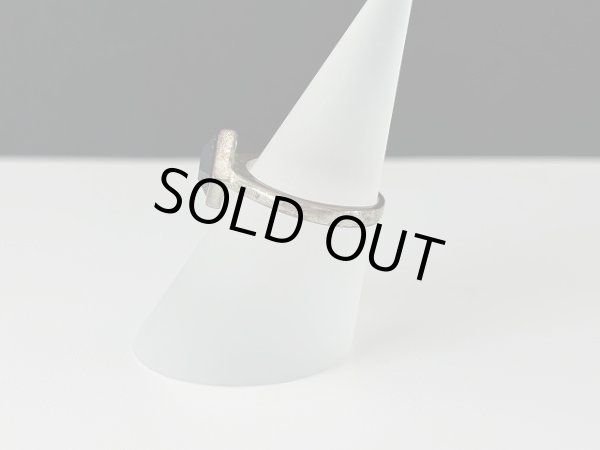 画像3: 指輪  リング ブラックカラーカボション シルバートーン デザインリング USA  (3)