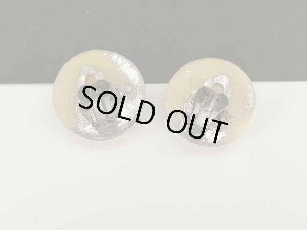 画像4: パープル×シルバー系カラー イヤリング USA (4)